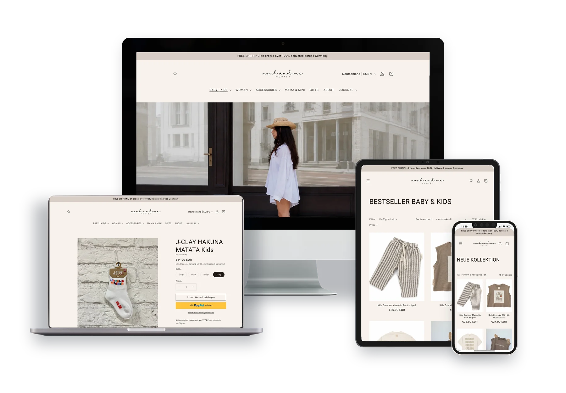 noahandme auf iMac, MacBook, iPad und iPhone
